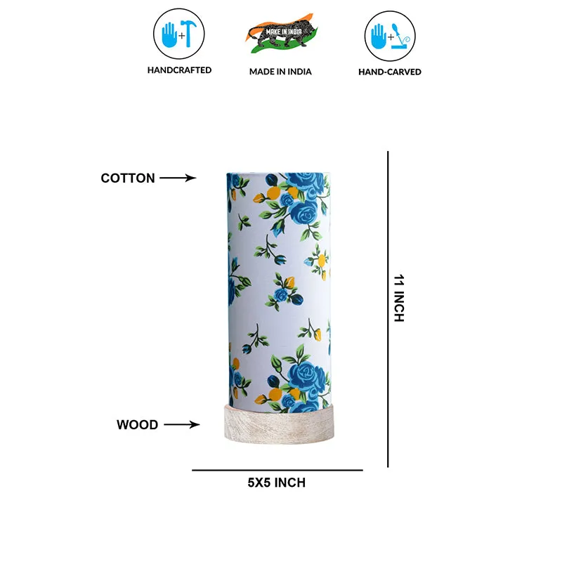 Alba Ocra Tower Wooden Table Lamp - Multicolor media 5