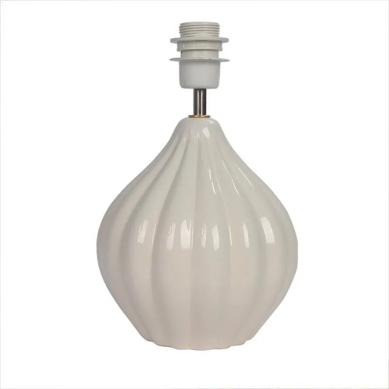 Modak Ceramic Table Lamp - Red,White media 4
