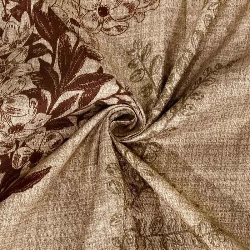 Pongo Floral PolyCotton Bedsheet - 150 GSM media 5