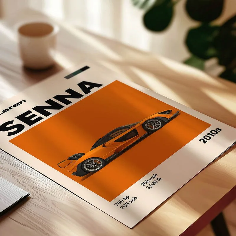 McLaren Senna Wall Poster media 4