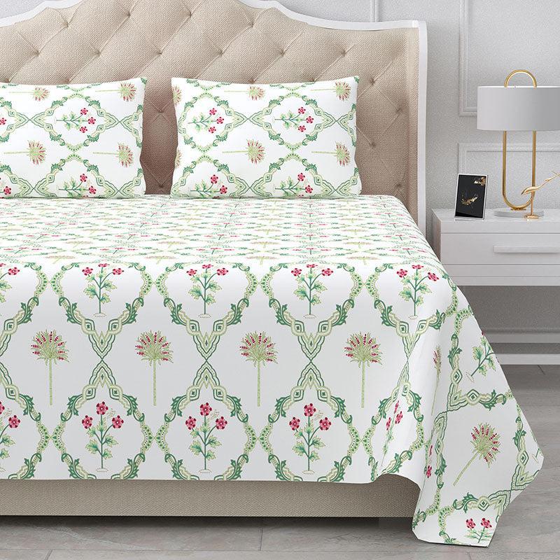 Tropical Jardin Ethnic Cotton Bedsheet - 180 TC media 3