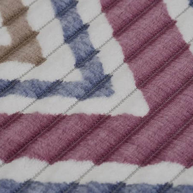 Etril Zig Zag Cotton Flannel Bedsheet - 190 GSM media 4