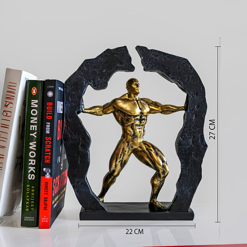 Heracles Resin Showpiece - Gold media 5