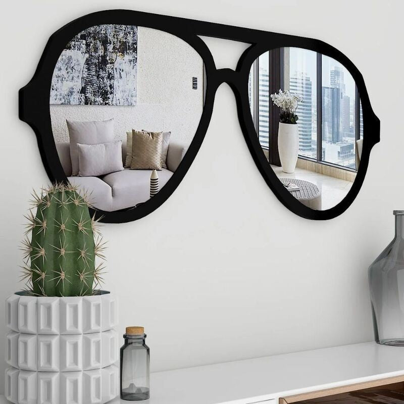 Mirrored Sunglasses Wall Mirror media 5