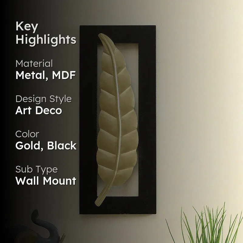 Eryx Feather Metal Wall Accent media 2