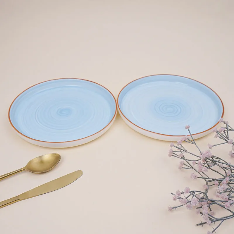 Lunar Blue Snack Plate - Set Of Two media 3