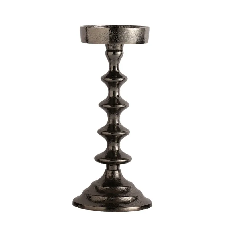 Classic Column Candle Holder - Black media 5