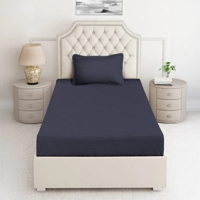 Tiryn Bedsheet (Violet) - 140 GSM media 3