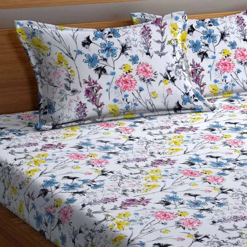 Emily Printed Bedsheet - 150 GSM media 3