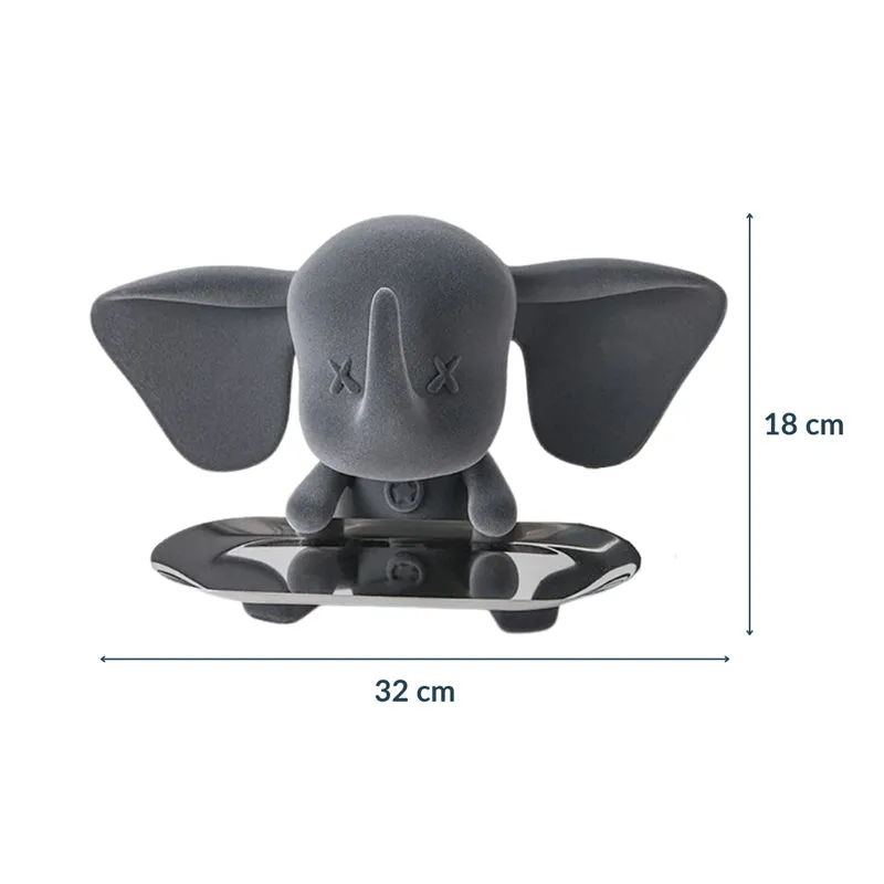 Elephant Tray Showpiece - Grey media 8