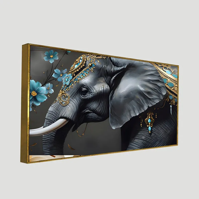 Hasthi Wall Painting With Frame media 7