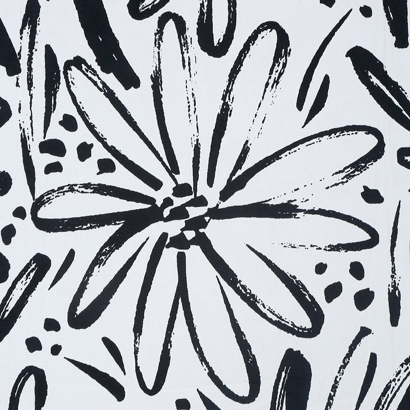 Scribble & Stems Floral Bedsheet - 130 GSM media 6