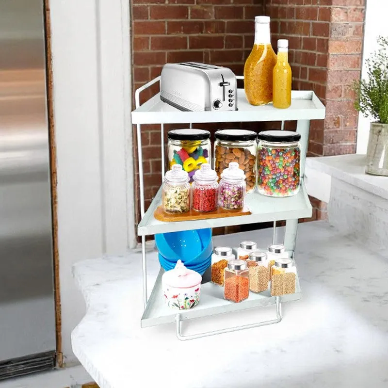 Aqua Tier Metal Racks - White media 5