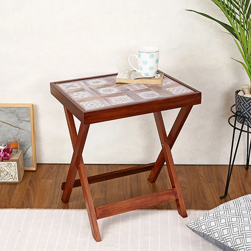 Taanya Folding Side Table media 1