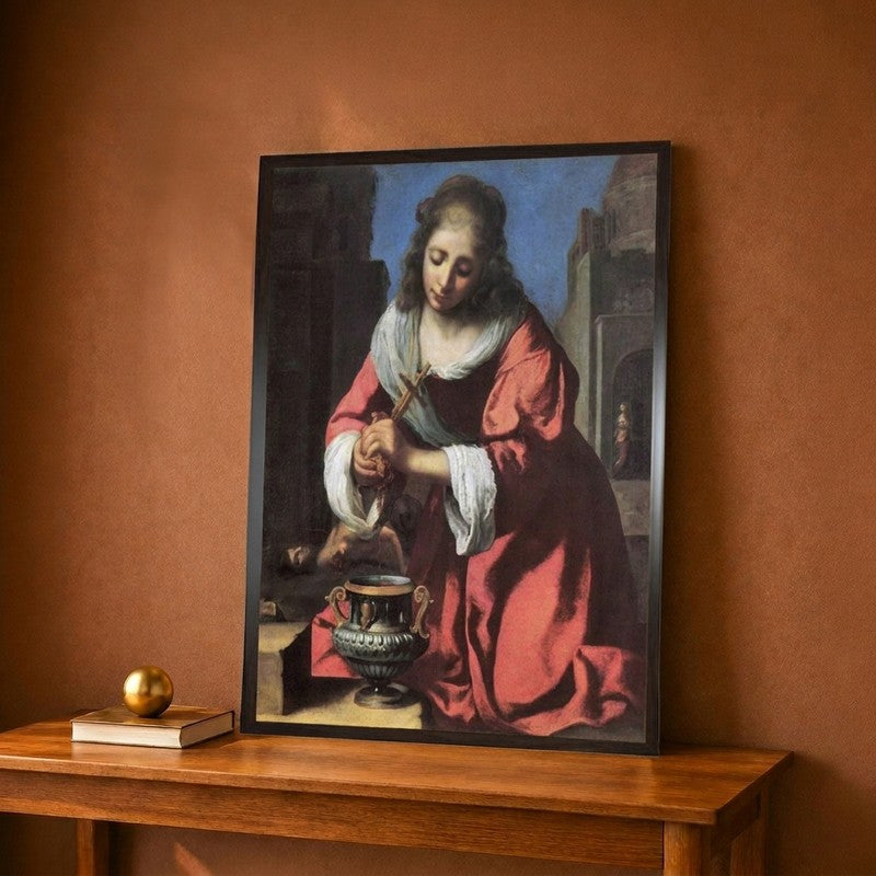 Die heilige Praxedis Canvas Wall Painting - 9 x 12 inches