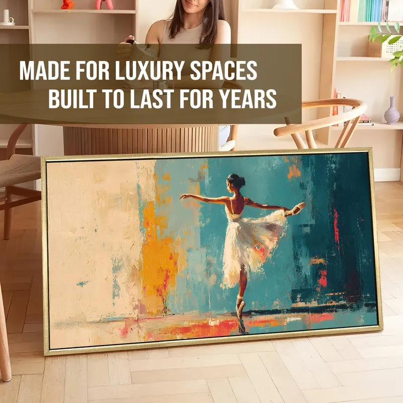 Serene Flow Canvas Wall Painting With Frame media 5