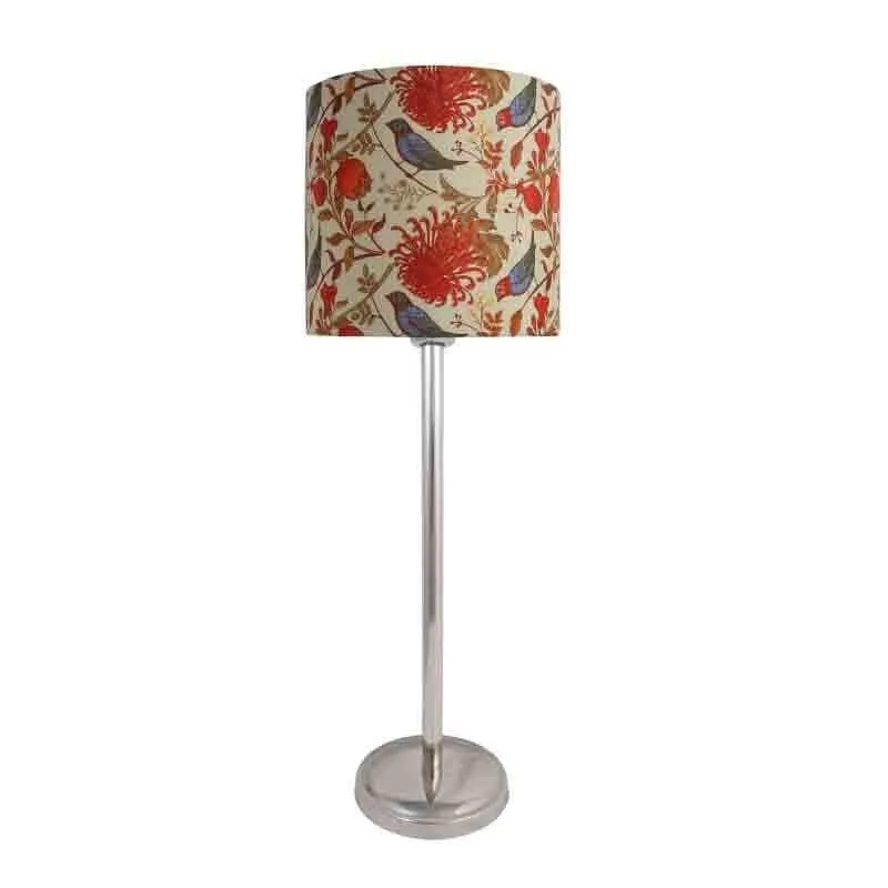 Amber Tall Fabric Table Lamp - Multicolor media 3