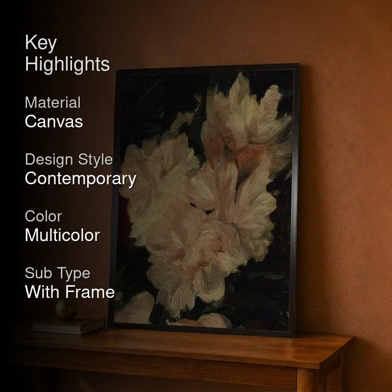 Peonies from Vase De Pivoines Sur Piedouche 1864 Canvas Wall Painting media 2