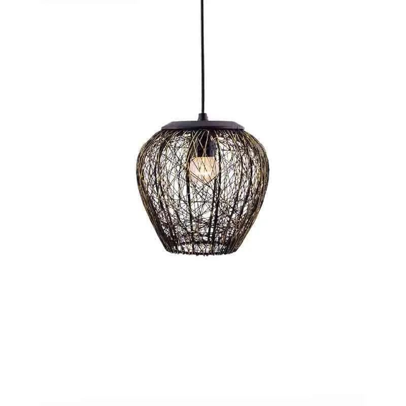 Tulip Metal Ceiling Lamp - Black media 4