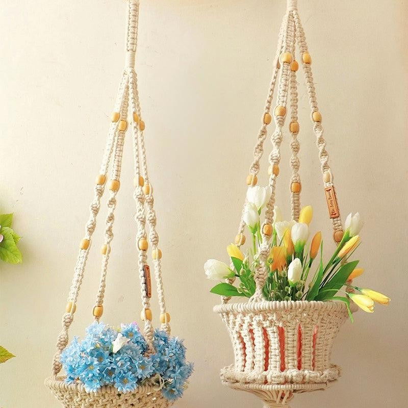 Silas Handcrafted Macrame Planter image 3
