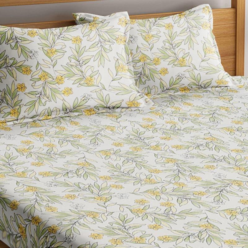 Armona Floral Microfiber Bedsheet Old - 130 GSM media 3