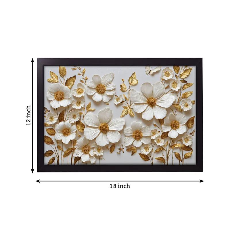 Daisy Realm Floral Wall Painting media 4