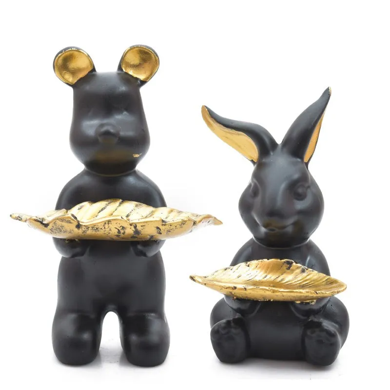 Bunny Buddie Showpiece - Set Of Two media 3