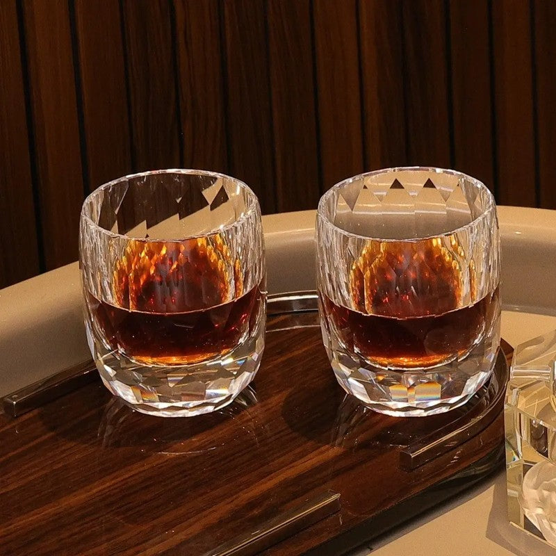 Crystal Barrel Whiskey Glasses (320 mL Each) - Set of Two