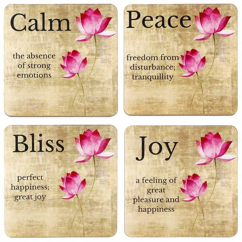 Lotus Love Coaster - Set Of Four media 3
