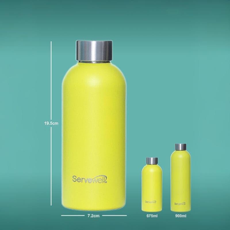 Steel Elegance Elixir Bottle (675 mL) - Lime Green media 5