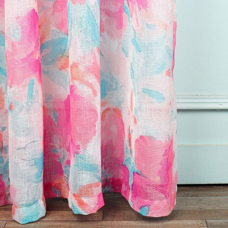 Casira Linen Texture Sheer Curtain - Set Of Two media 11