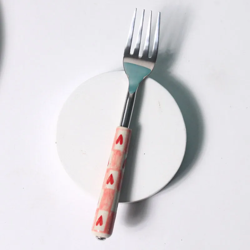 Hearty Check Cutlery - Three Piece Set media 4