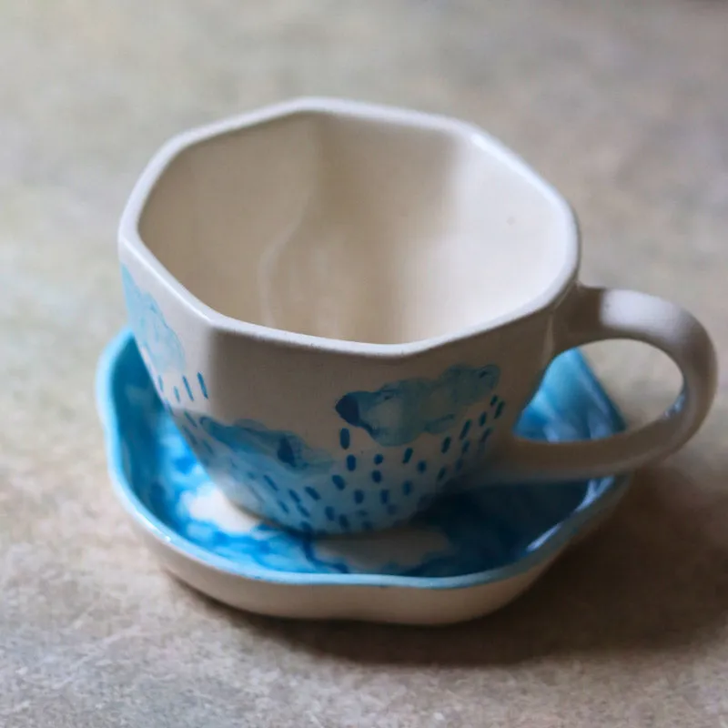 Petrichor Cup & Saucer - Two Piece Set media 3