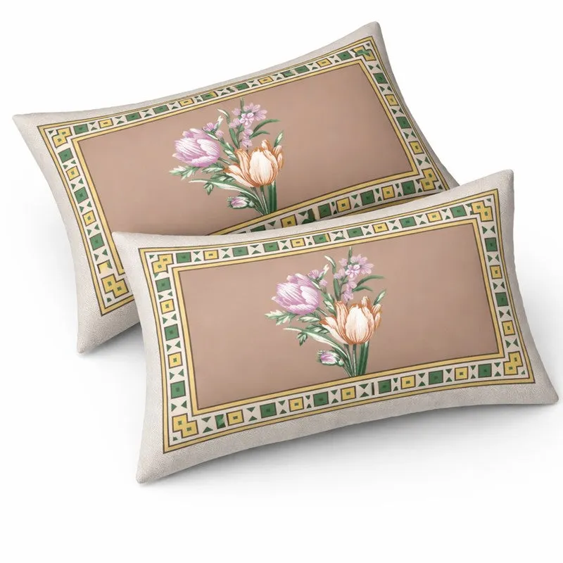 Floral Bliss Printed Bedsheet - 180 GSM media 5