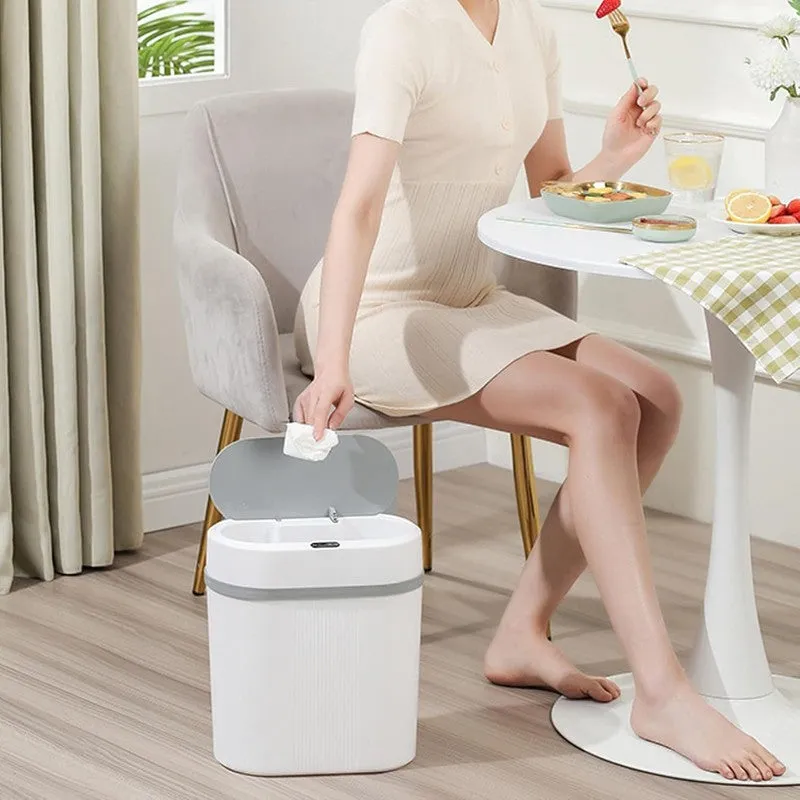 Air Wave Smart Motion Sensor Dustbin - White media 3