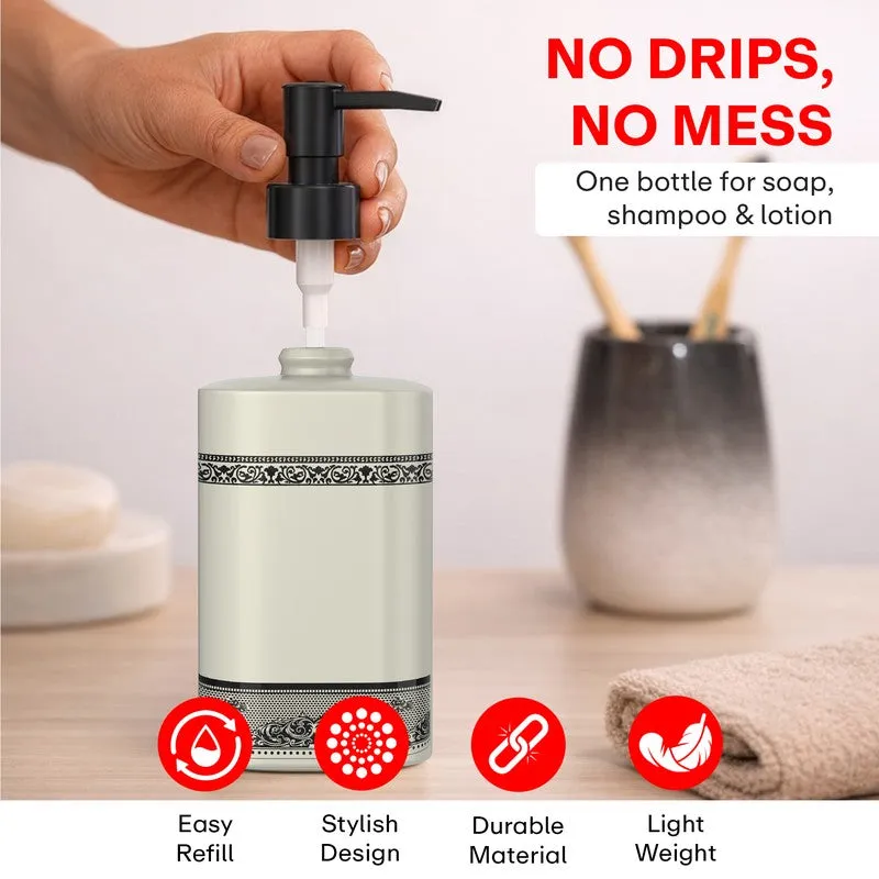 Rioware Silva Touch Ceramic Soap Dispenser (300 mL) - Grey media 11
