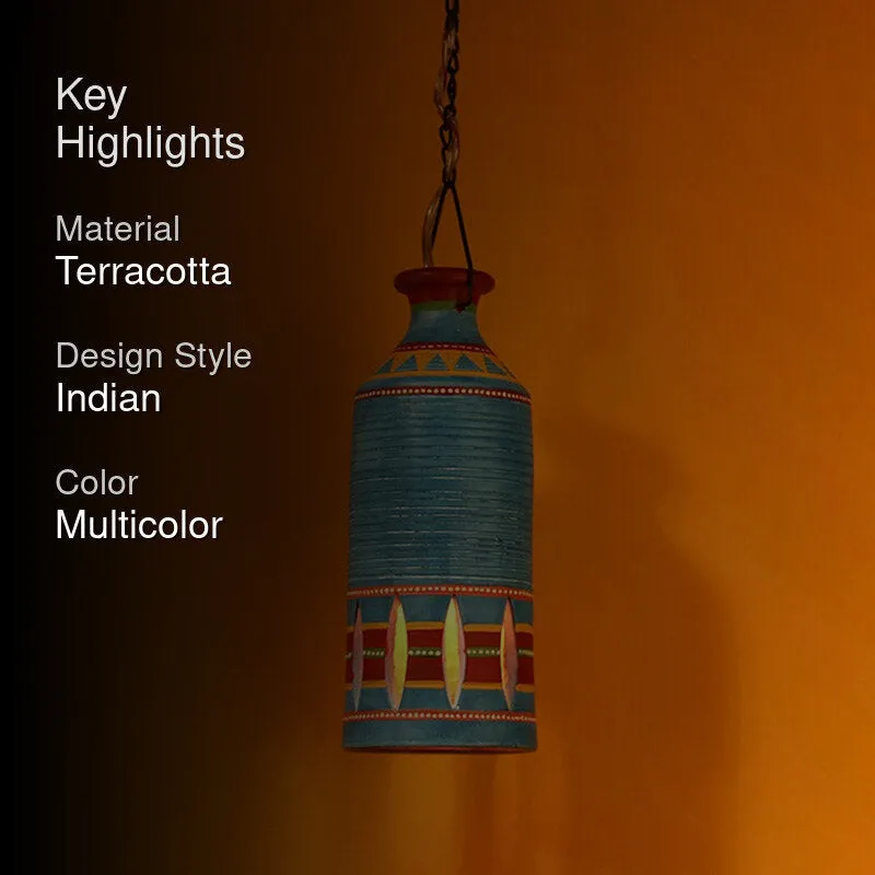 Shua Terracotta Ceiling Lamp - Blue media 2