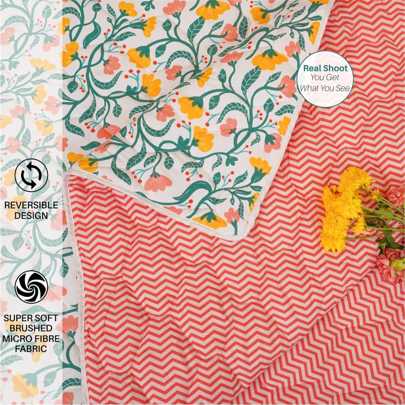 Urban Space Kashmir Reversible Comforter - 200 GSM media 6