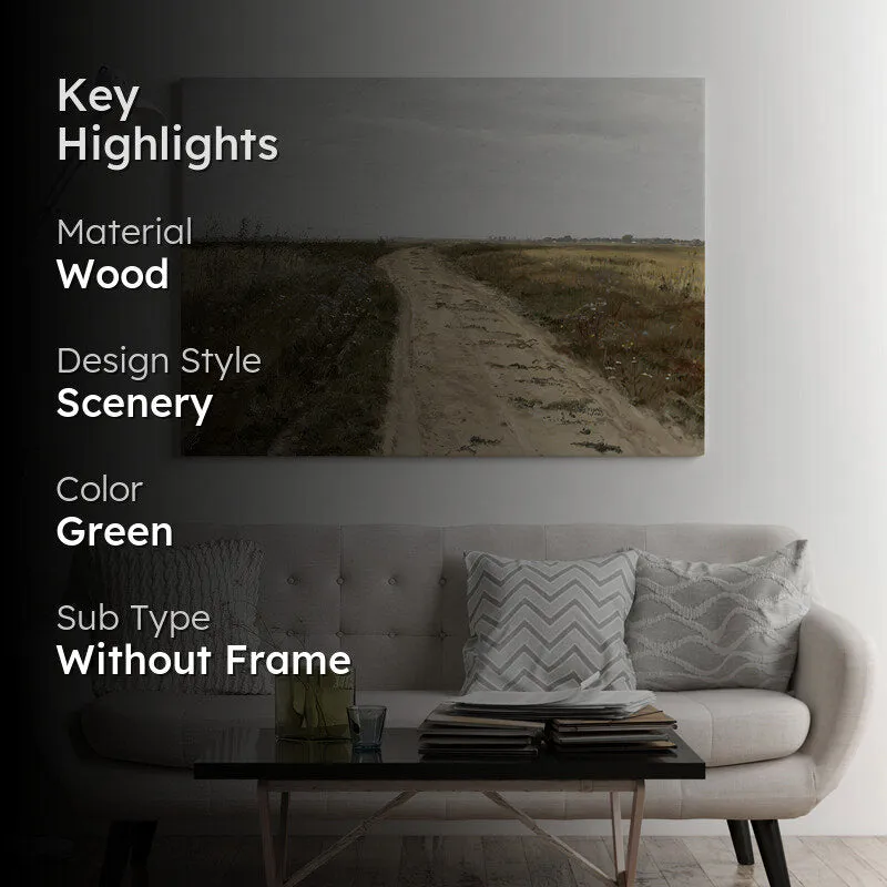 Desolate Road Wood Wall Art media 2