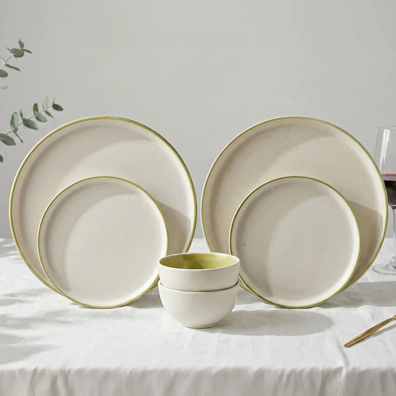 Aarunya Ceramic Dinner Set - 6 Piece Set media 1