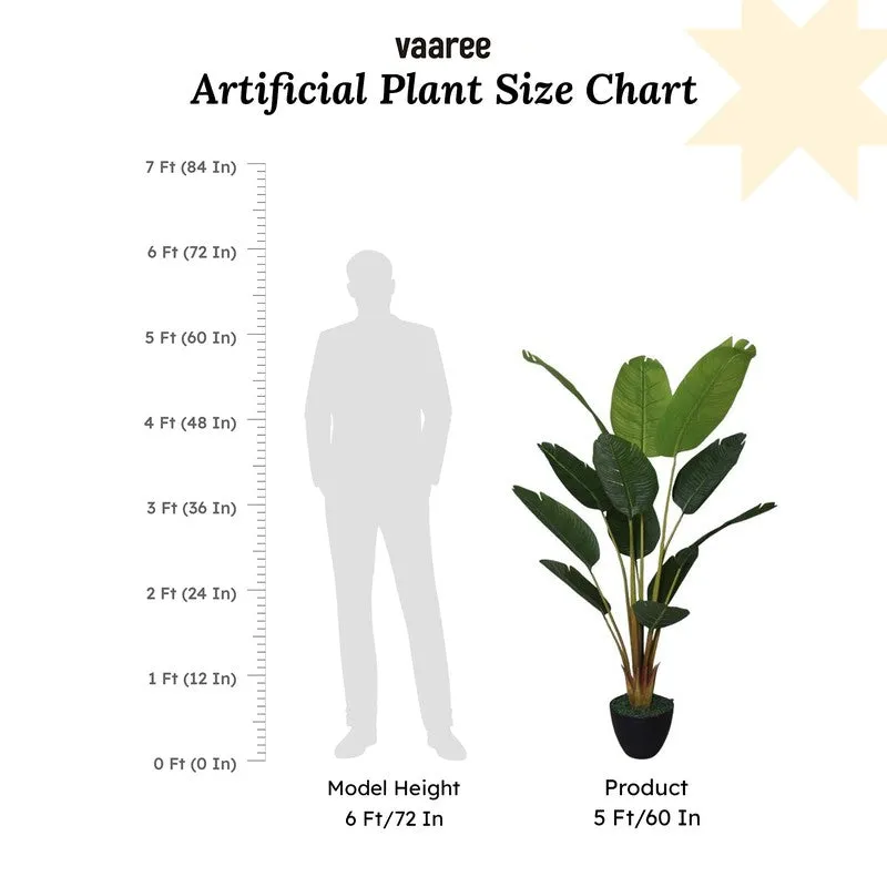 Artificial Travellers Palm Plant Without Pot - 4.9 Feet media 8