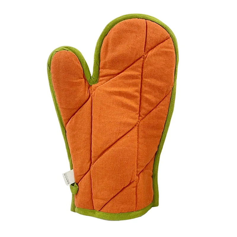 Swayam Teplo Kitchen Gloves (Orange & Green) - Set Of Two media 4