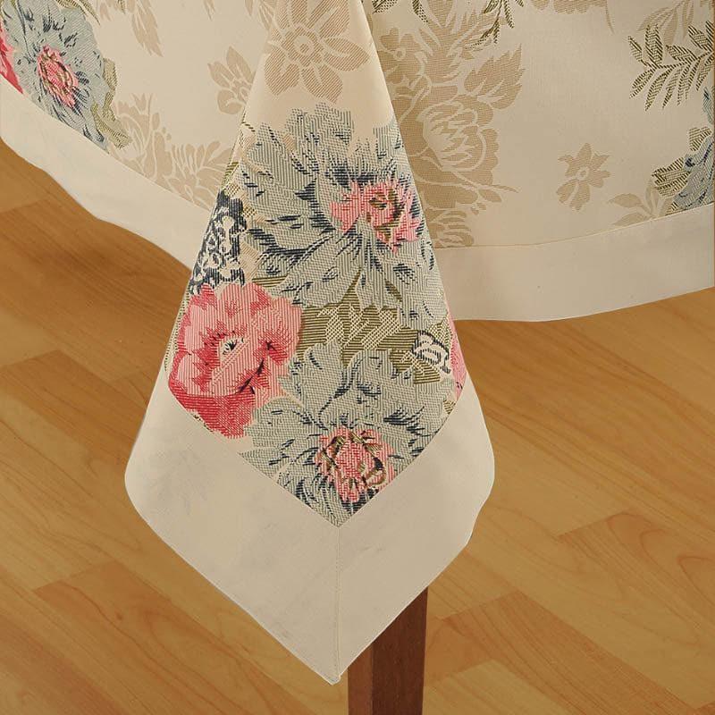 Swayam Floral Feast Table Cover - Six Seater media 4