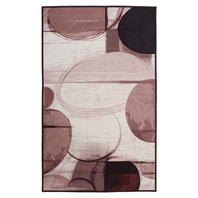 Abstract Circles Anti-Skid Carpet