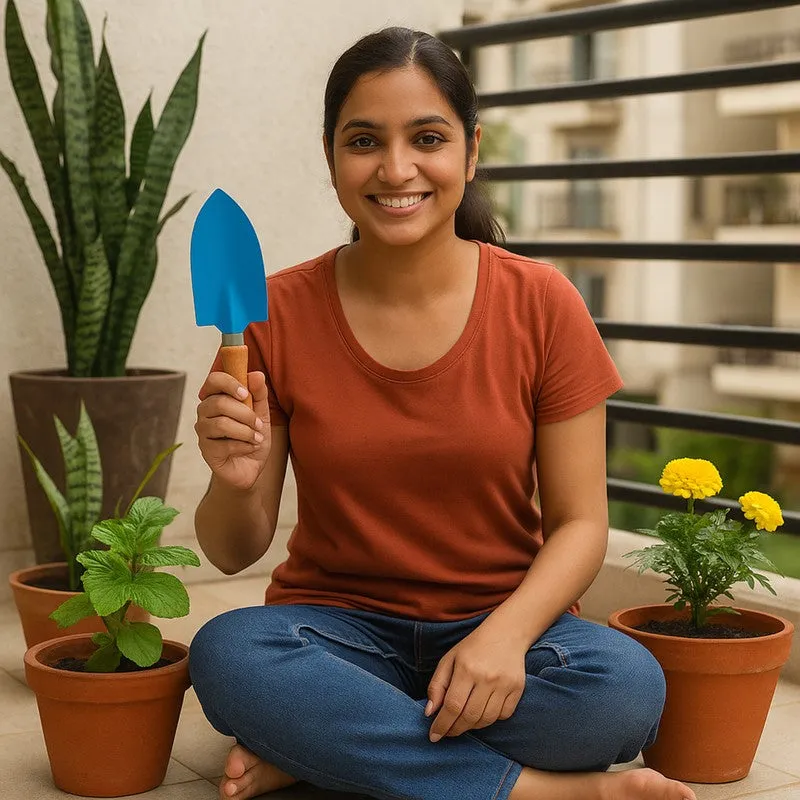 RootEase Iron Garden Tool - Blue media 5