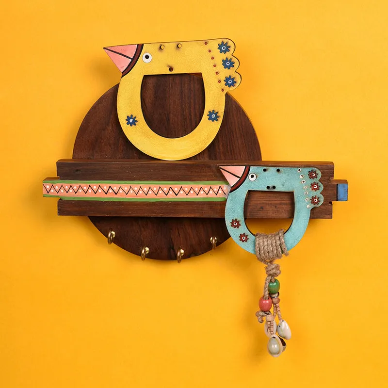 Beak Beauty Handcrafted Tribal Key Holder media 1
