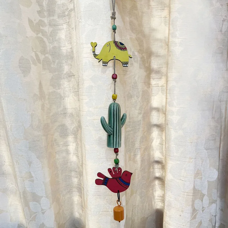 Boho Bliss Handpainted Whindchime media 1