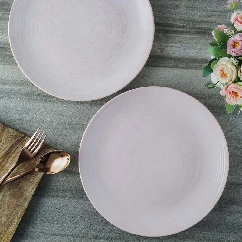 Keziah Pink Dinner Plates - Set Of Two media 1