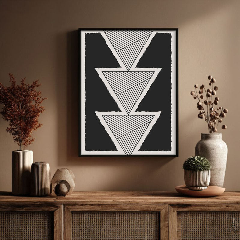 Tranquil Prism Archival Canvas Wall Art - Black Frame media 3
