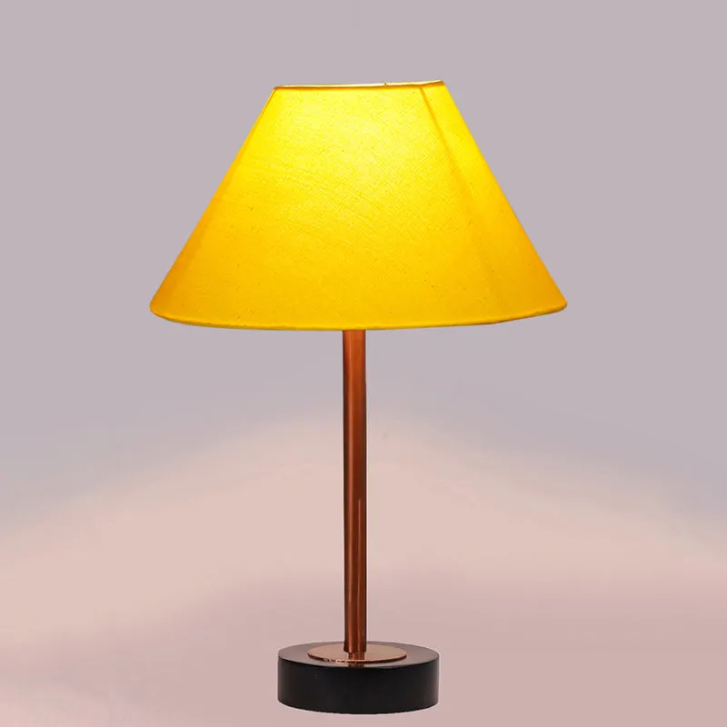 Cotin II Rodin Wooden Table Lamp - Yellow,Copper,Black media 5